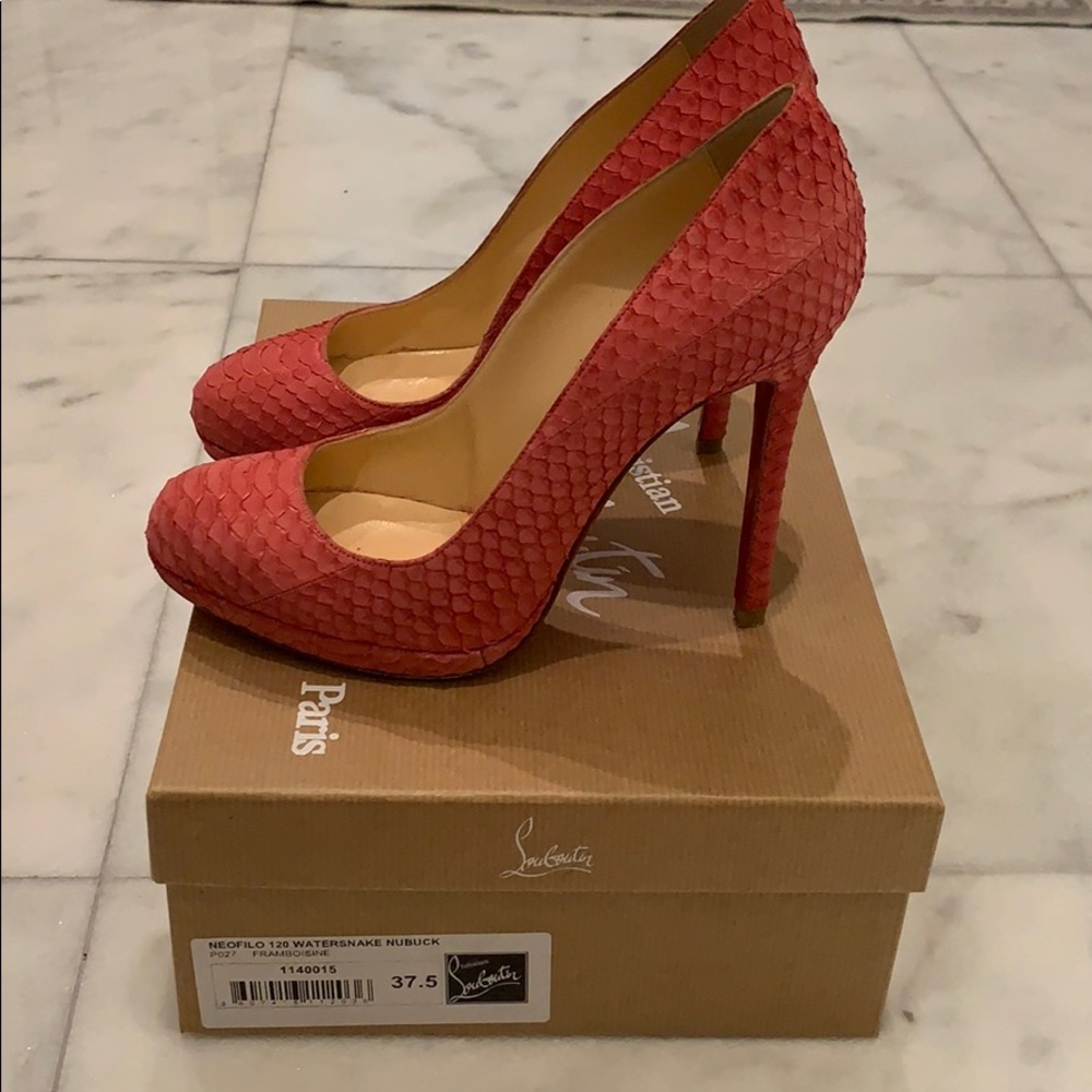 Christian Louboutin shoes Neofilo nubuck sz 37.5 - Picture 5 of 7